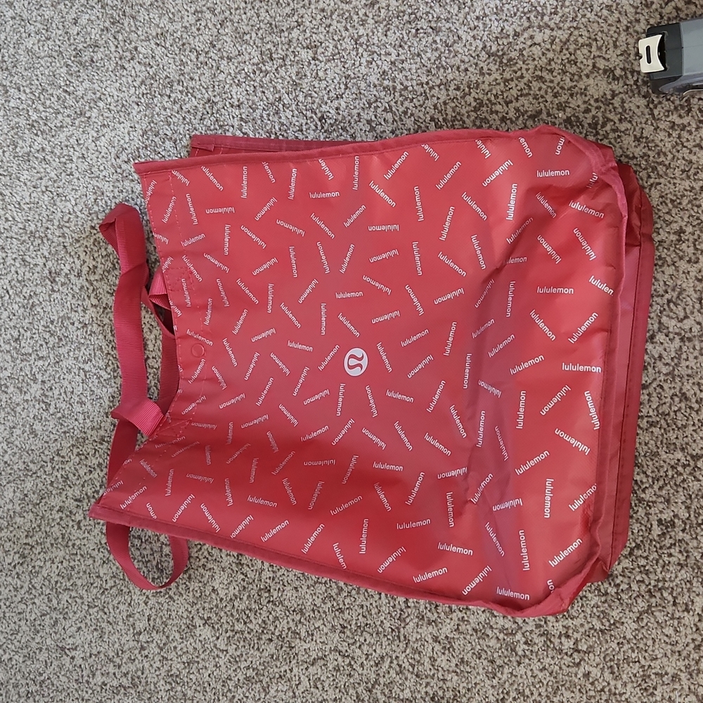 Large reusable Lululemon shopping bag